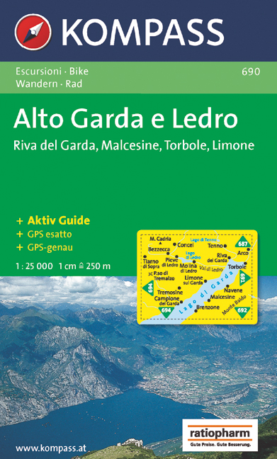 ALTO GARDA E LEDRO 690  1/25.000