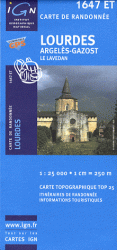 1647ET Lourdes, Argelès-Gazost, le Lavedan (1/25000)