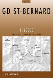 1365 Grand St Bernard (1/25000)