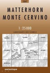 1347 Matterhorn, Monte Cervino (1/25000)