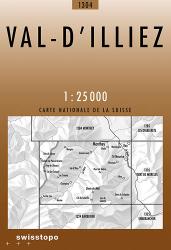 1304 Val d'Illiez (1/25000)
